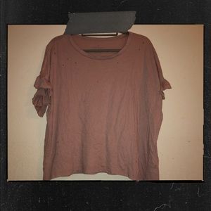 💓Pink Distressed AE Top💓